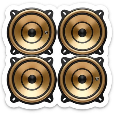 Rockville audio d 11 subwoofers sticker