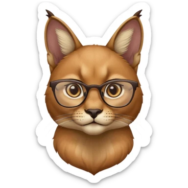 Caracal glasses  w sticker