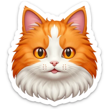 Cat say hi sticker