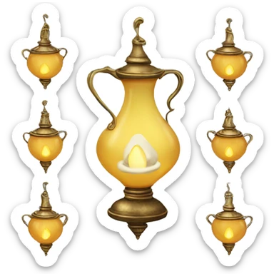 Aladin lamp sticker