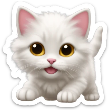 The cutest cat in the world sticker