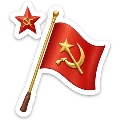 Ussr flag sticker