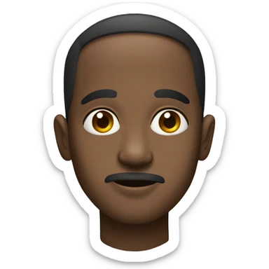 Somali with big forehead  sticker