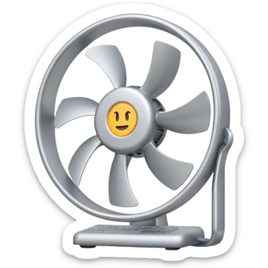 Computer fan sticker