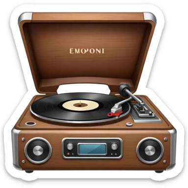 record player sticker