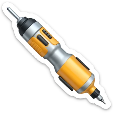  screwdriver on an electric device sticker