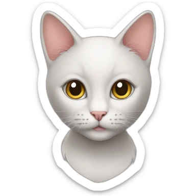 a working kitty sticker