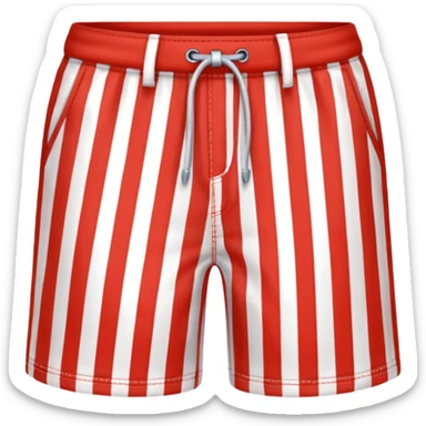 gingham shorts sticker