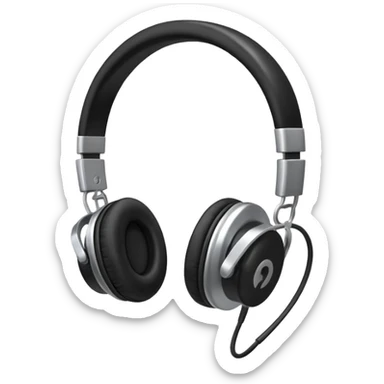 wise headphone and hanging from it, loops  sticker