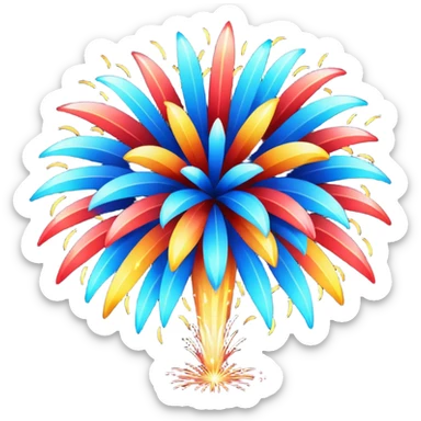 fireworks sticker