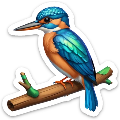 Kingfisher sticker