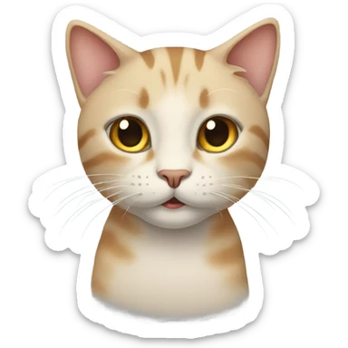 cat that manifests sticker
