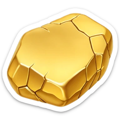 create gold one sticker