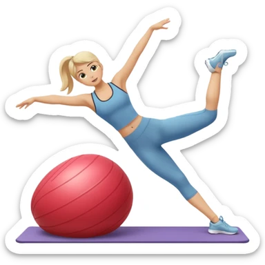 Pilates sticker