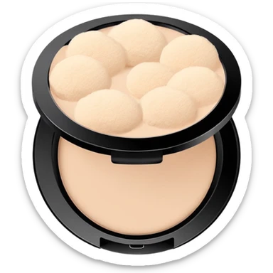 make up powder sticker