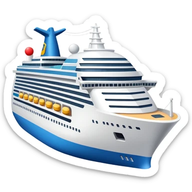 Cruise ship  sticker