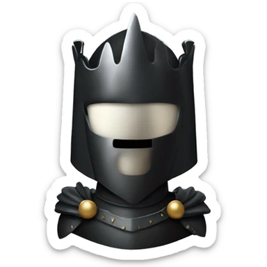 Chess black knight sticker