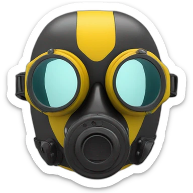 skuba diving sub mask sticker