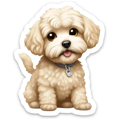 maltipoo sticker