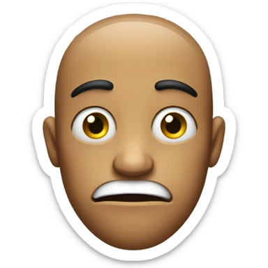 Emoji side eyeing  sticker