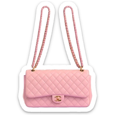 Light pink Chanel bag sticker