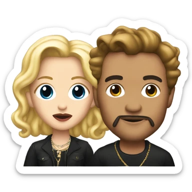 Chet and Madonna  sticker