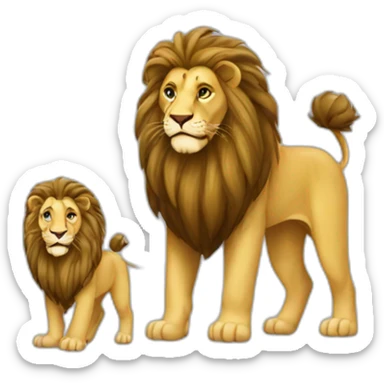 iran flag lion and son sticker