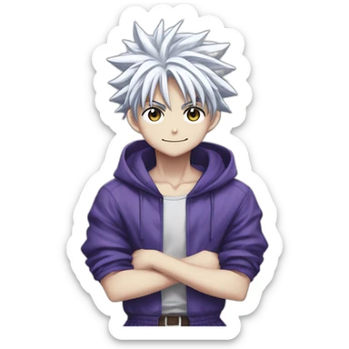 Killua Zoldyck Hunter x Hunter sticker