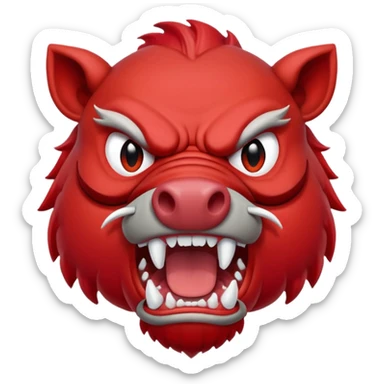 Arkansas razorback sticker
