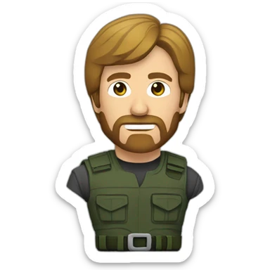 chuck norris sticker