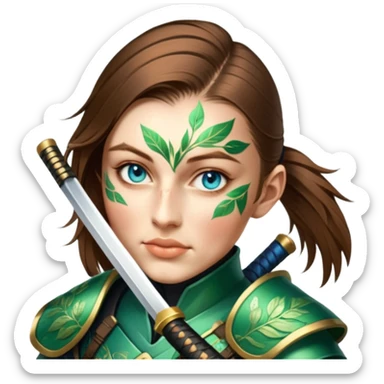 Emerald Samurai sticker