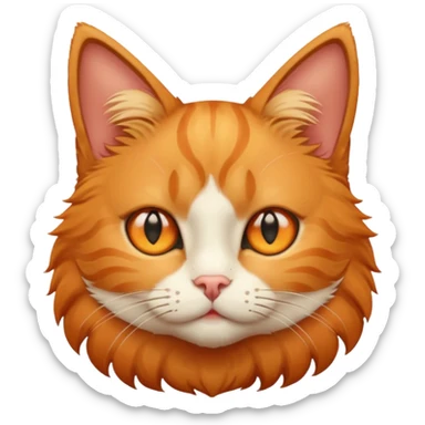 cat with star eyes sticker