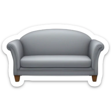 sofa bue 3d  sticker