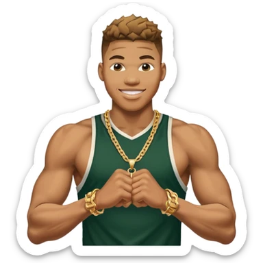  Giannis “Flex” meme sticker