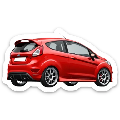 Ford fiesta mk6 st150 red sticker