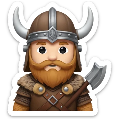 Viking peluche  sticker