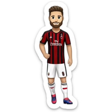 olivier giroud AC milan champions league  sticker