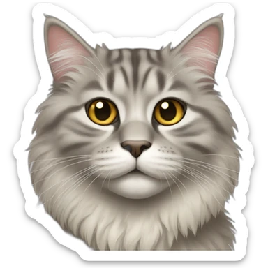 siberian cat sticker
