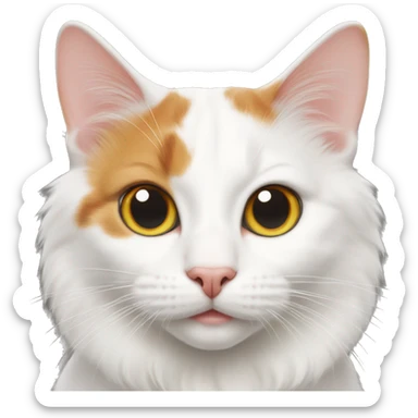 turkish van cat sticker