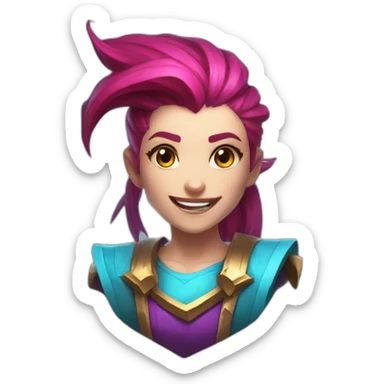 jinx League of Legends sticker