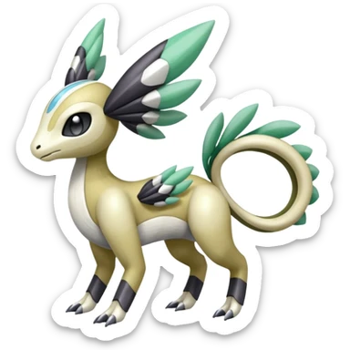 Meloetta-Inteleon-Gabite-Palkia-Trico-Pokémon-Fakémon-fusion-hybrid-creature sticker