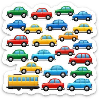  toy cars and trains sticker