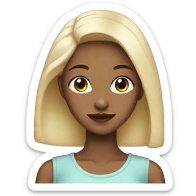 Clean aesthetic girl sticker