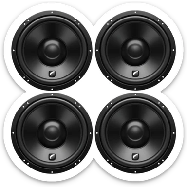 Rockville audio d 11 subwoofers sticker
