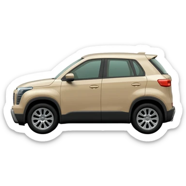 T-roc beige sticker