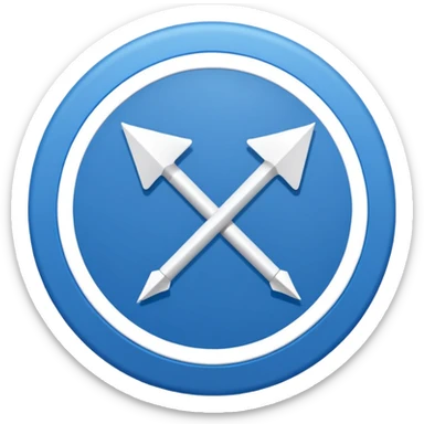 Mack a one Instagram blue tick in circle and aroows sticker