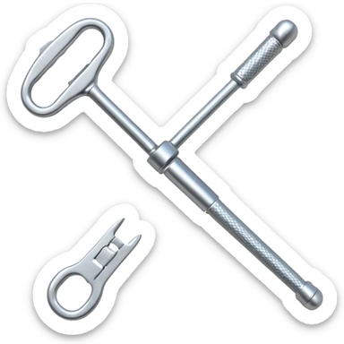 Metal nut cracker tool sticker