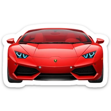 A Lamborghini sticker
