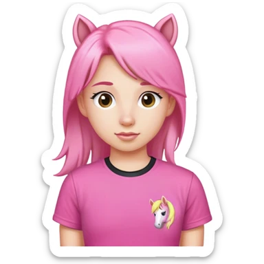 pink pony club sticker