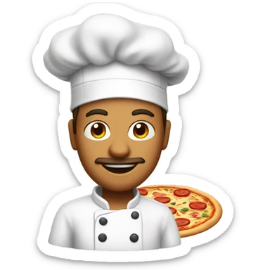pizza chef sticker